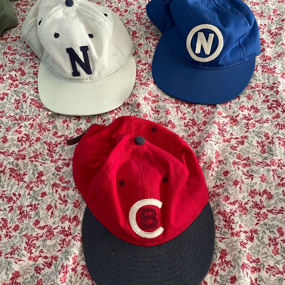 Ebbets Field Flannels J. Crew Hat Lot